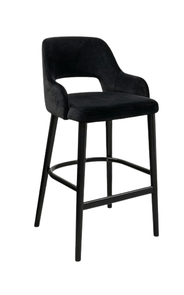 KM-A-30 Ahşap Bar Sandalyesi
