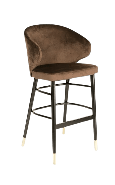 KM-A-39 Ahşap Bar Sandalyesi