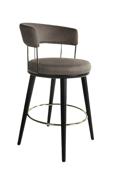 KM-A-41 Ahşap Bar Sandalyesi