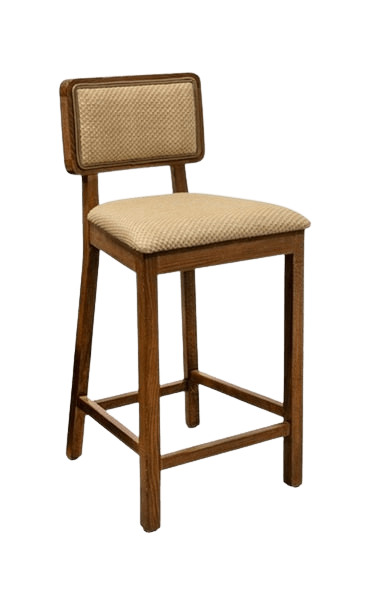 KM-A-58 Ahşap Bar Sandalyesi