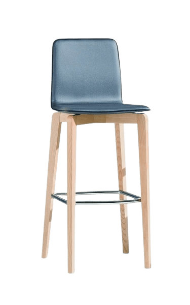 KM-A-63 Ahşap Bar Sandalyesi