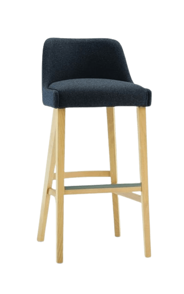 KM-A-64 Ahşap Bar Sandalyesi