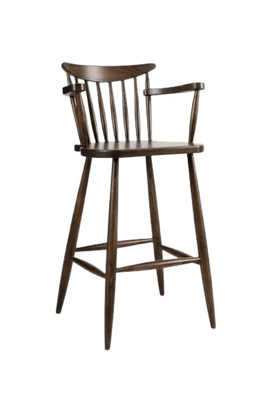 KM-A-74 Ahşap Bar Sandalyesi