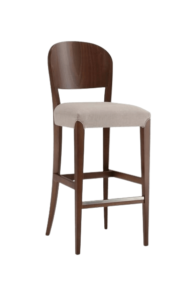 KM-A-76 Ahşap Bar Sandalyesi