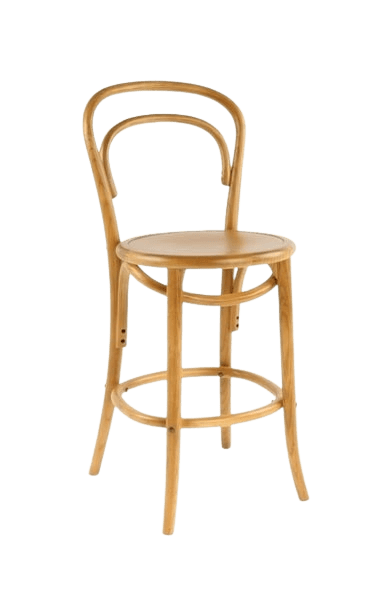 KM-A-80 Ahşap Bar Sandalyesi