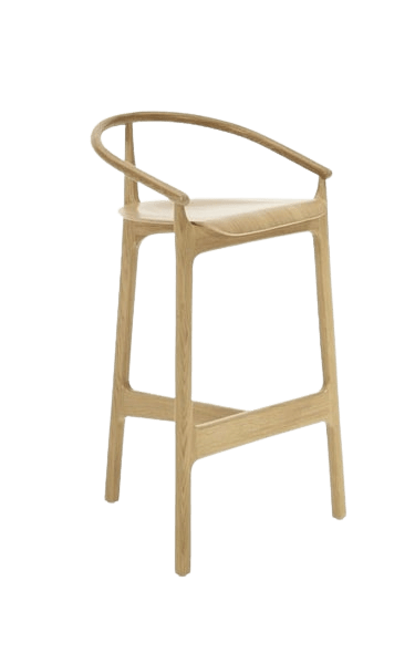 KM-A-82 Ahşap Bar Sandalyesi