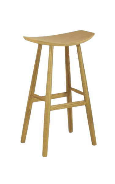 KM-A-88 Ahşap Bar Sandalyesi